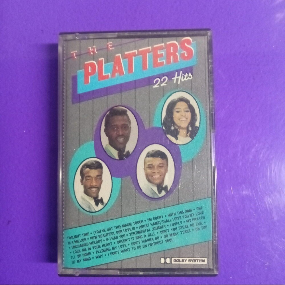 The Platters 22 Hits Cassette Tape